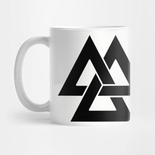 Ritual viking valknut amulet graphic illustration Mug